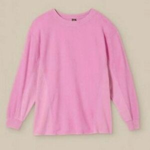 Wild Fable Violet Oversized Thermal Top with Fabric Gores Size S